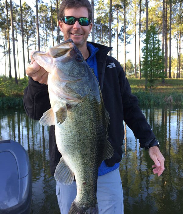 Guest with trophy bass