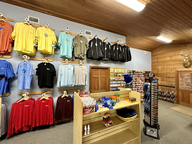 A view of the inside of our Pro Shop