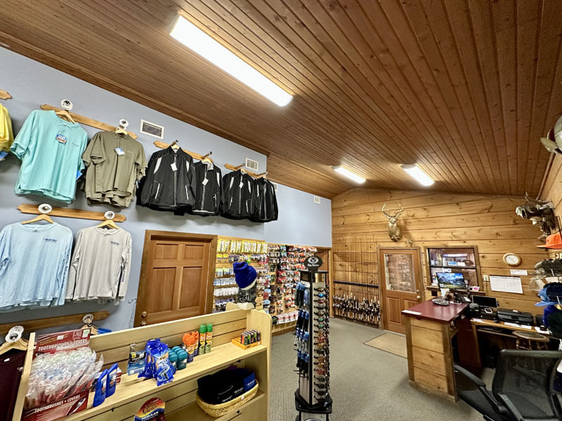 A view of the inside of our Pro Shop